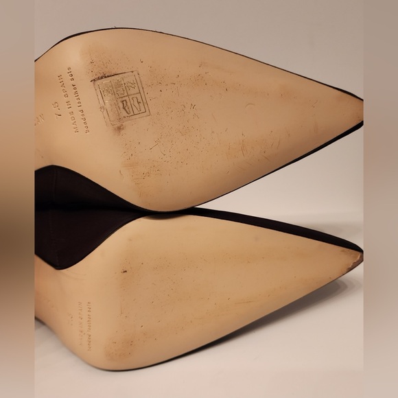 Good American High Kickstand Neoprene Bootie In Brown Gold Accents Size 7.5 & 9 - Picture 8 of 13